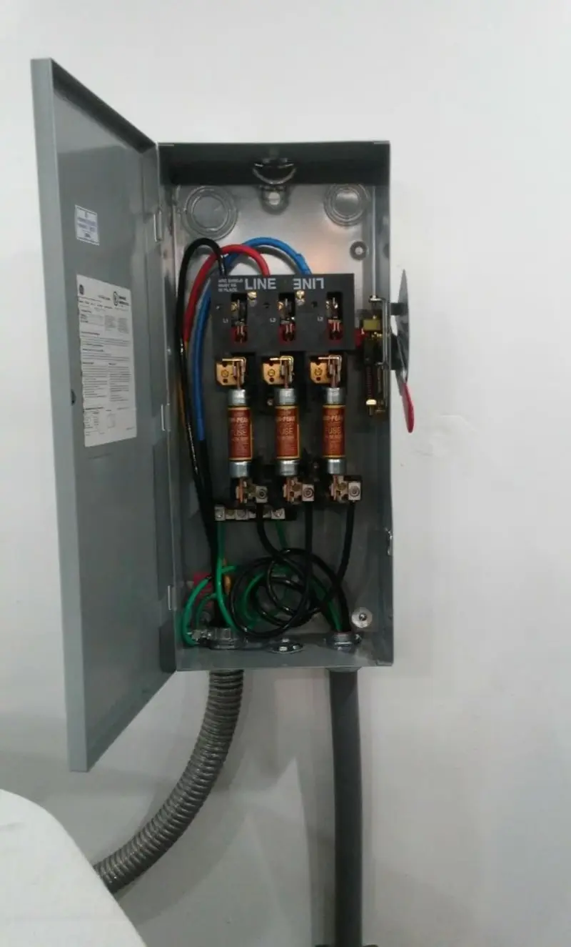 Three-phase disconnect switch installed for Electrical Wiring & Rewiring in Heber Springs